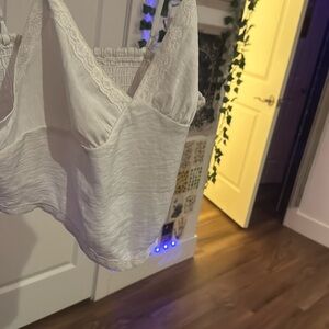 cute light lacy white shirt